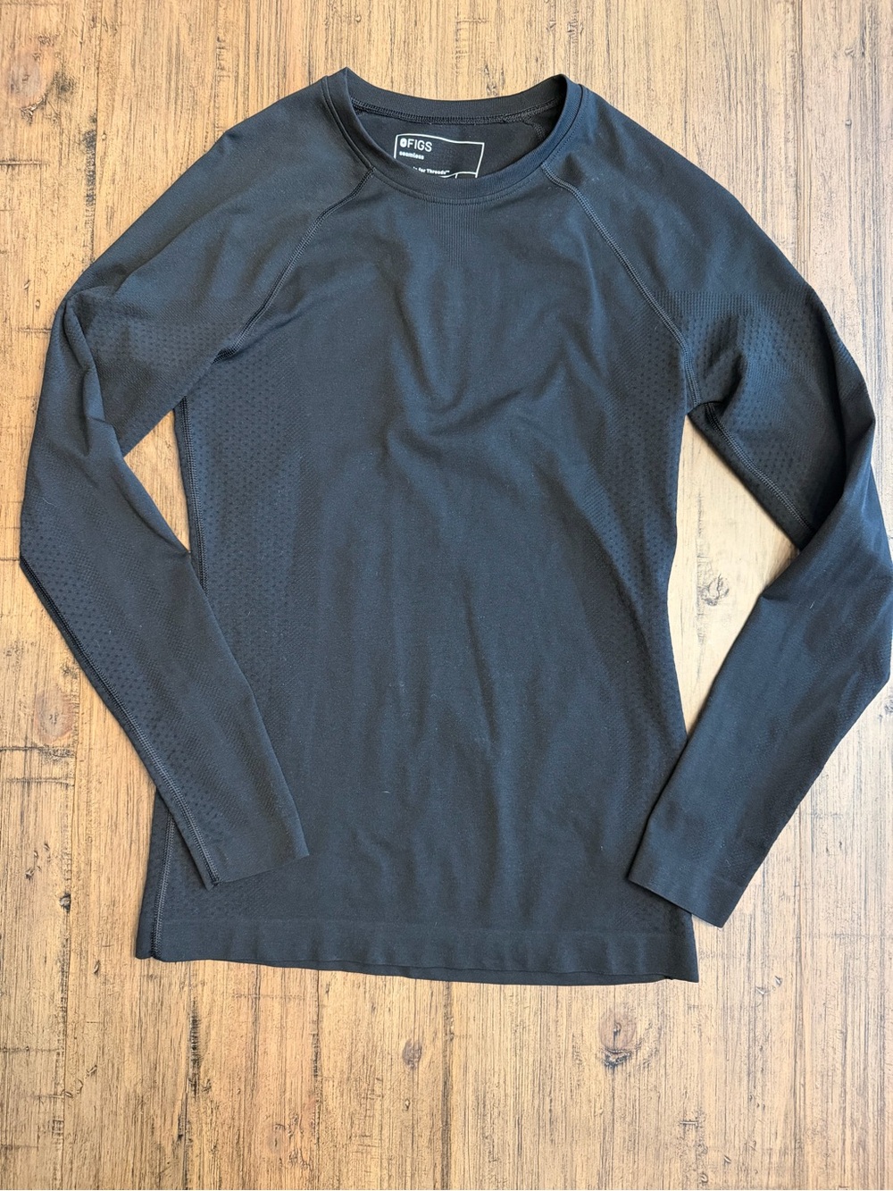 Figs Women’s Size S Black Salta Seamless Underscrub.